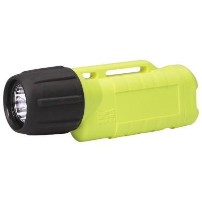 UK svjetiljka za kacigu 2AA Zona 2 eLED - stražnja sklopka ET - neonsko žuta
